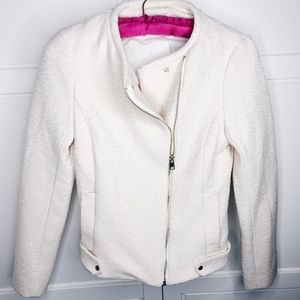 Tweed Moto Style Jacket